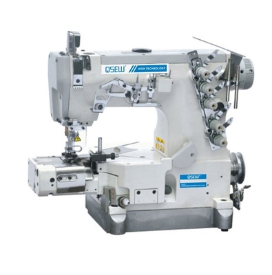 QS-600D-35YD-UT 통 모양 베드 직결 구동 자동차 더 산뜻한 고속도 옳은 커터 연결 공업용 재봉기